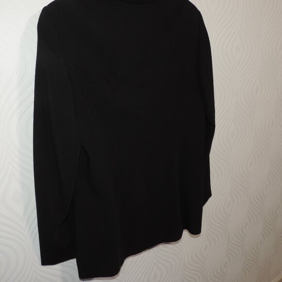 MONDI by Escada sz 42 / 10 Blk Wool Blend Stretch Blazer Jacket Vintage - Picture 7 of 14